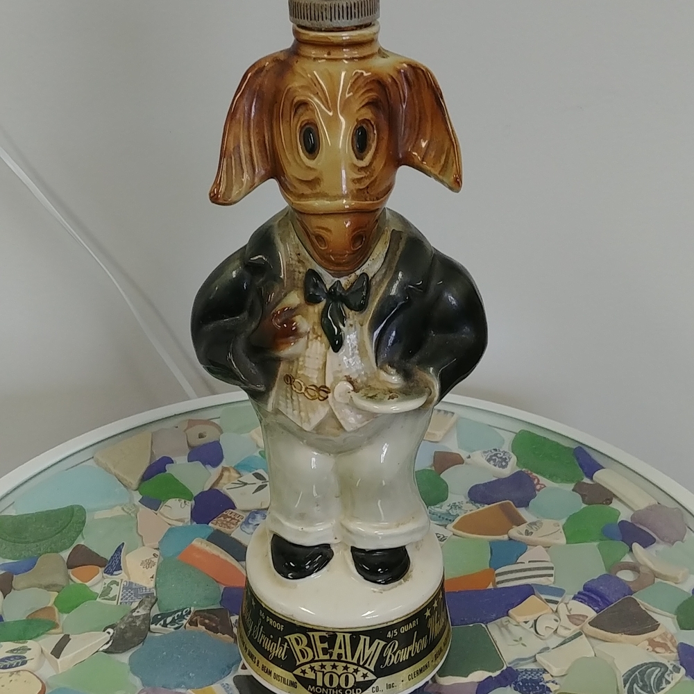 Vintage 1960 whiskey donkey bottle